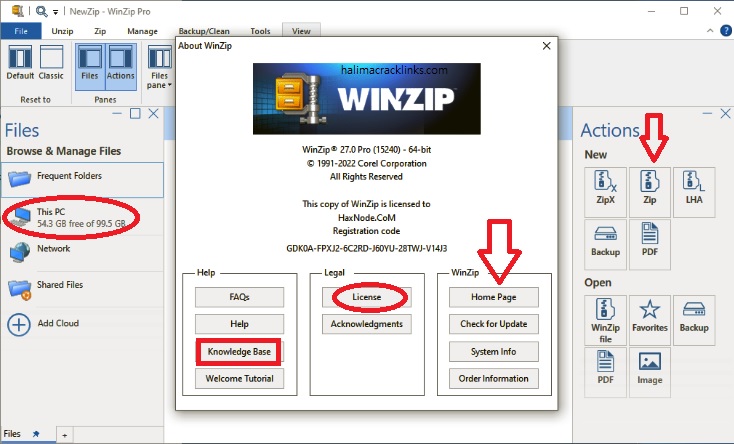 WinZip Pro Activation Key